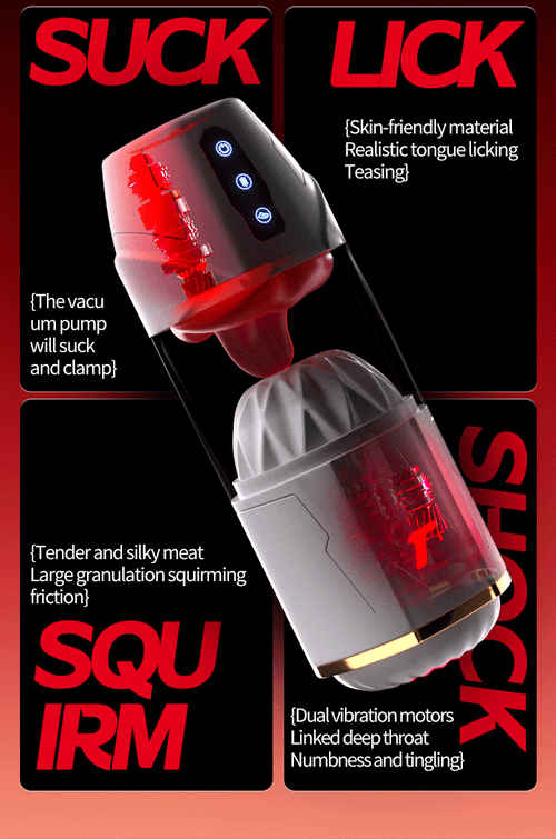 Magic Tongue - Realistic Licking & Sucking Oral Simulator - Waterproof | Hexxme