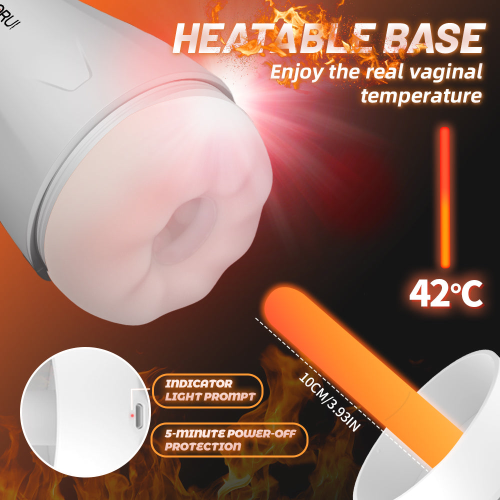 North Star Sirius - 10-Mode Auto-Thrusting & Suction Masturbator with 3-Language Voice | Hexxme