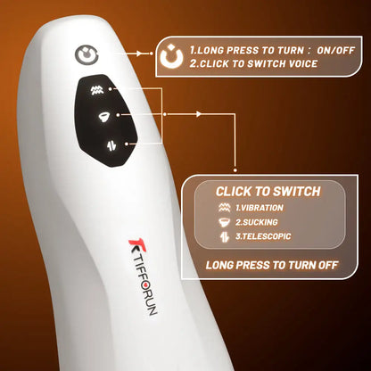 North Star Sirius - 10-Mode Auto-Thrusting & Suction Masturbator with 3-Language Voice | Hexxme