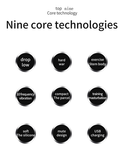 Super Power Trainer - Glans Desensitizer with 3 Vibrating Bullets | Hexxme